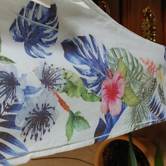 💚WOMEN'S WHITE FLORAL PANTS - Picture 6 of 9